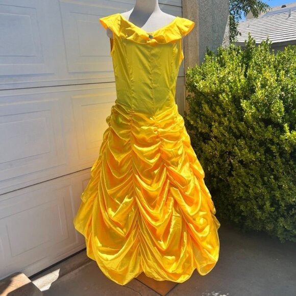 Disney Princess Belle Halloween Costume Set Adult Size 6/8 - Picture 1 of 6